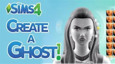 How do you make a sim a ghost?