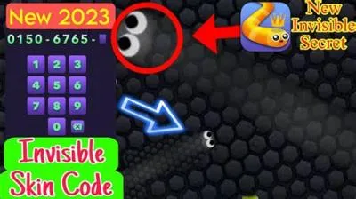 What is the real code for invisible skin in slither io?