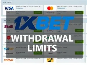 What is the withdrawal limit on 1xbet?