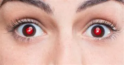 Why do my eyes turn red when i play video games?