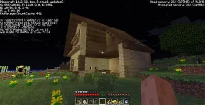 Does your house disappear in minecraft?
