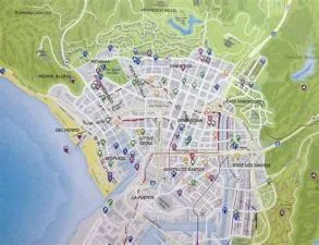 How accurate is gta v map to los angeles?