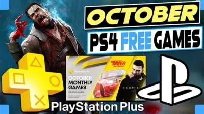 What are octobers free games on ps4?