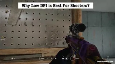 Why do fps players have low dpi?