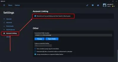 How do i link my account to steam?