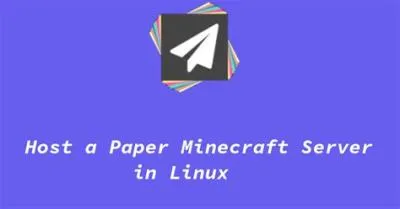 How do i run a paper minecraft server on linux?