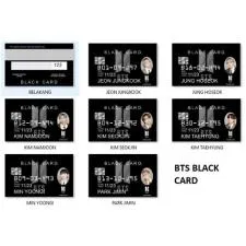 What is black card in bts?