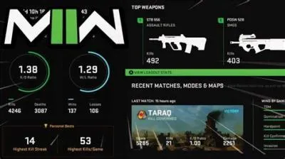 Can you see cod stats?