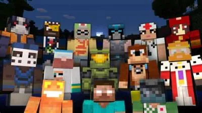 What are the 7 new skins in minecraft?