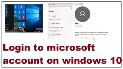 Is microsoft account the same as windows 10?
