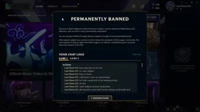 Can you get perma banned on league for being toxic?
