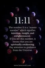 What does 1111 time mean?