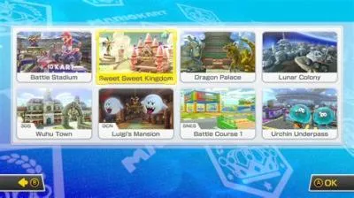 How many maps are in mario kart switch?