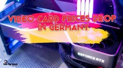 Are video card prices dropping?
