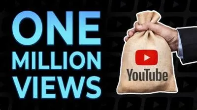 How much youtube paid for 1 million views?