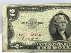 What are 2 bills worth?