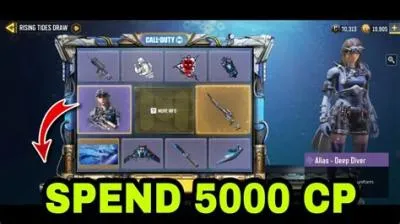How much money does it cost to do every spin in a draw in cod mobile?
