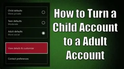 How do i change my childs age on my microsoft account?