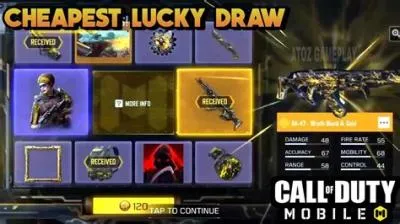 What is the cheapest draw in codm?