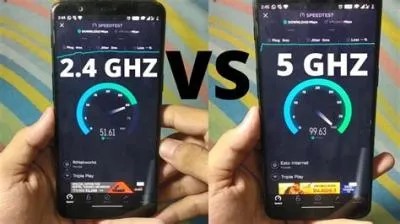 Is 2.4 ghz faster than 5 ghz?