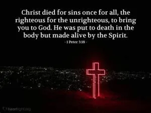 Who died without sin in the bible?