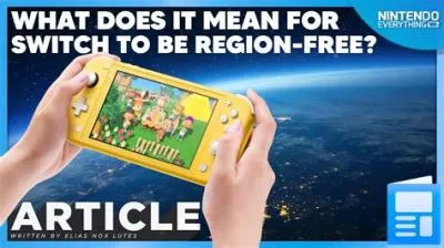 What does region-free mean switch?