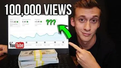 How much money is 100000 views on youtube?
