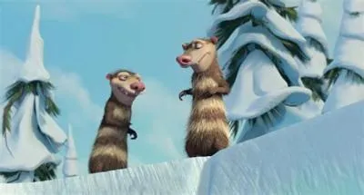 What animal are the twins from ice age?