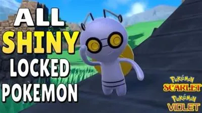 Are shiny pokémon shiny locked?