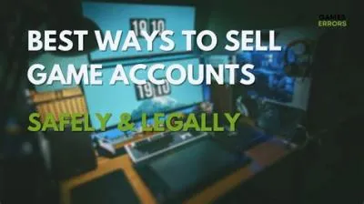 Is it legal to buy and sell game accounts?