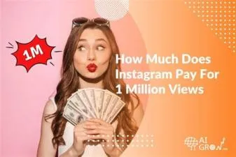 How much money for 1 million views on instagram?