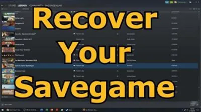 Why arent my steam games saving?