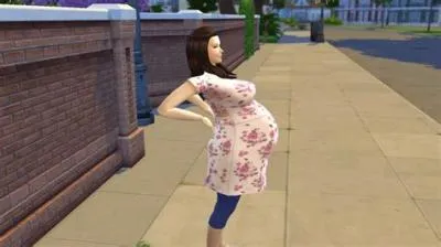 How do you know if your sim is pregnant?