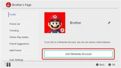 Can you link an existing nintendo account to a family account?