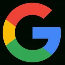 Why is google logo black uk?