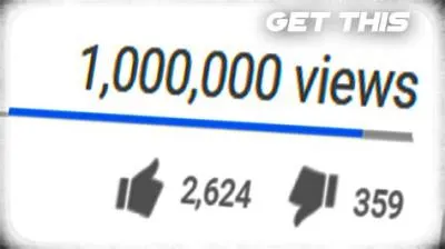 How much is 1 million views on youtube?