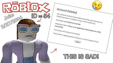 What is the oldest roblox account not banned?