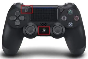 How turn the bluetooth on a ps4 controller on?