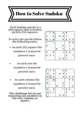 What are the instructions for sudoku for kids?