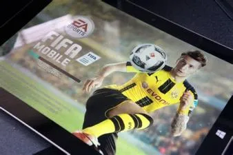 Can you play fifa on a tablet?