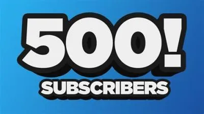 What do you unlock at 500 subscribers?