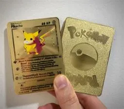 Are gold foil pokémon cards fake?