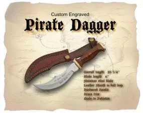 What is a pirates knife called?