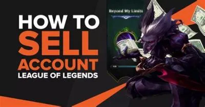 Can you sell league accounts?