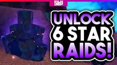 How many raids to unlock 6-star?