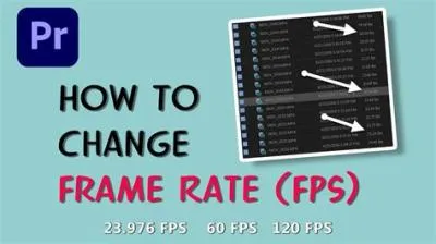 Does changing frame rate affect video quality?