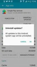 What happens if i uninstall google play updates?