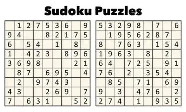 Are sudoku puzzles unique?