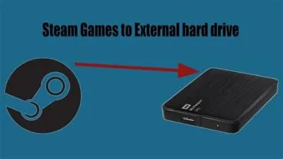 How do i transfer games from my computer to an external hard drive?
