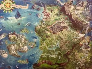 How big is the witcher 3 map?